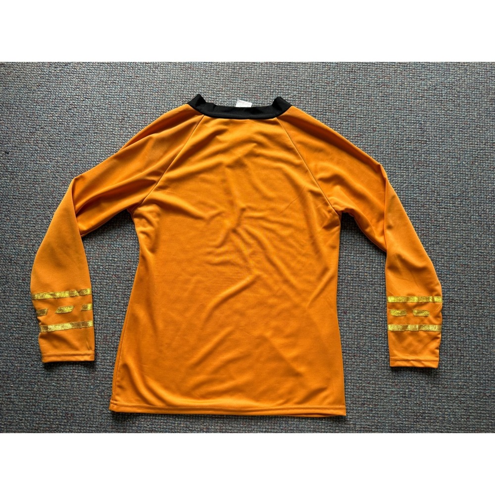 Star Trek Captain Kirk Deluxe Costume Shirt Gold Rubies Mens Large Cosplay - Picture 7 of 10